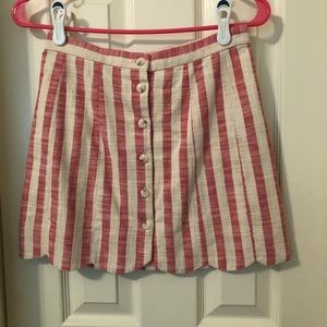 Forever 21 Striped Skirt S